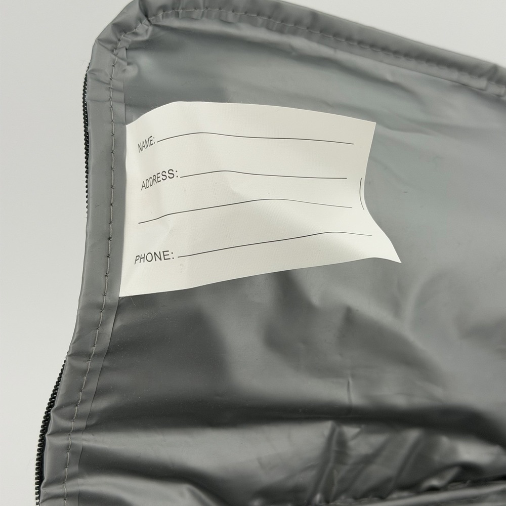 USA Salesforce x Field & Co. Soft Gray Wool Insulated Cooler Bag w Bottle Opener - Picture 6 of 8